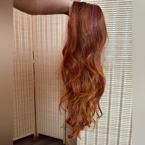 CSC PETITE Gliterally BNWTL Copper Ombre Wig - She is Literally but with Tinsel!